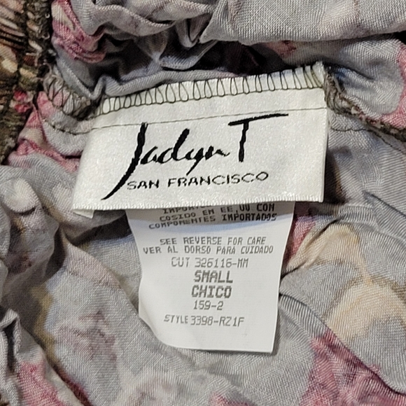 Vtg 90s Rayon Shorts - Jaydn T San Francisco - Size Small - patterned shorts - Picture 4 of 4